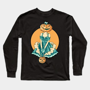 Lady Halloween Long Sleeve T-Shirt